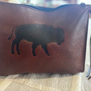 Two Bar West, leather purse